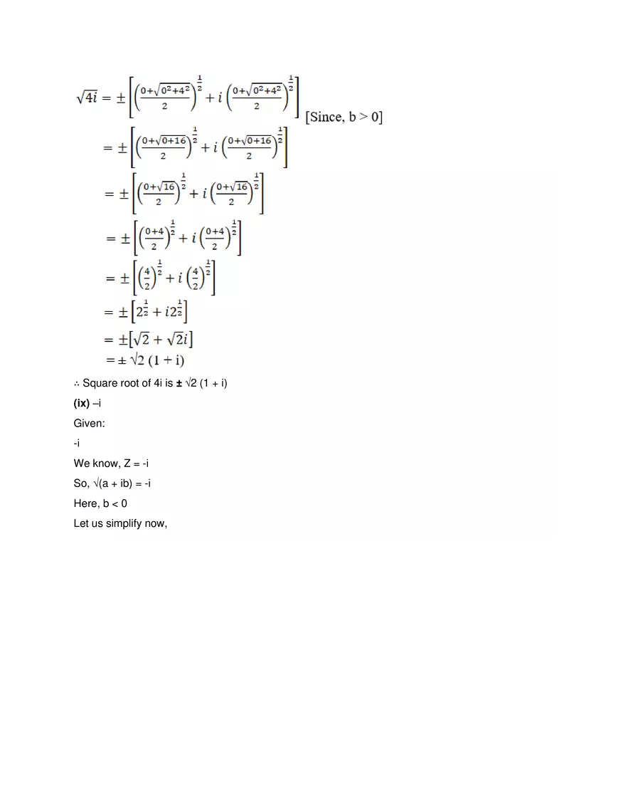 RD Sharma Solutions for Class 11 Maths Chapter 13 Complex - Page 29