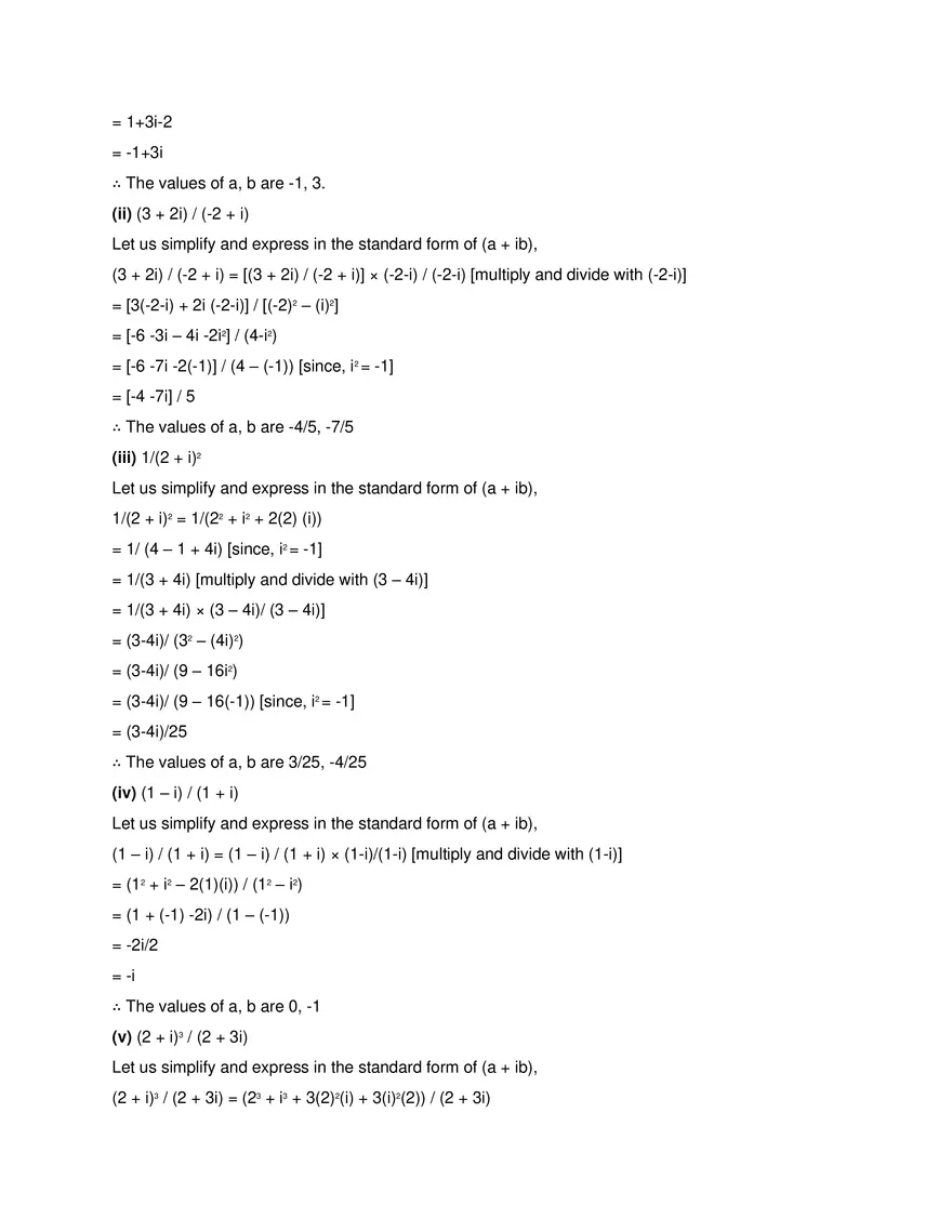 RD Sharma Solutions for Class 11 Maths Chapter 13 Complex - Page 46