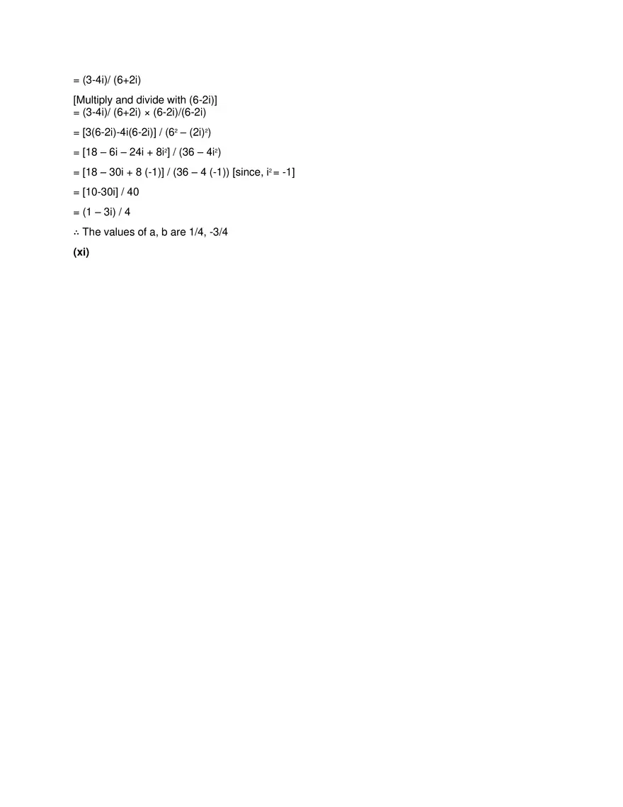 RD Sharma Solutions for Class 11 Maths Chapter 13 Complex - Page 49