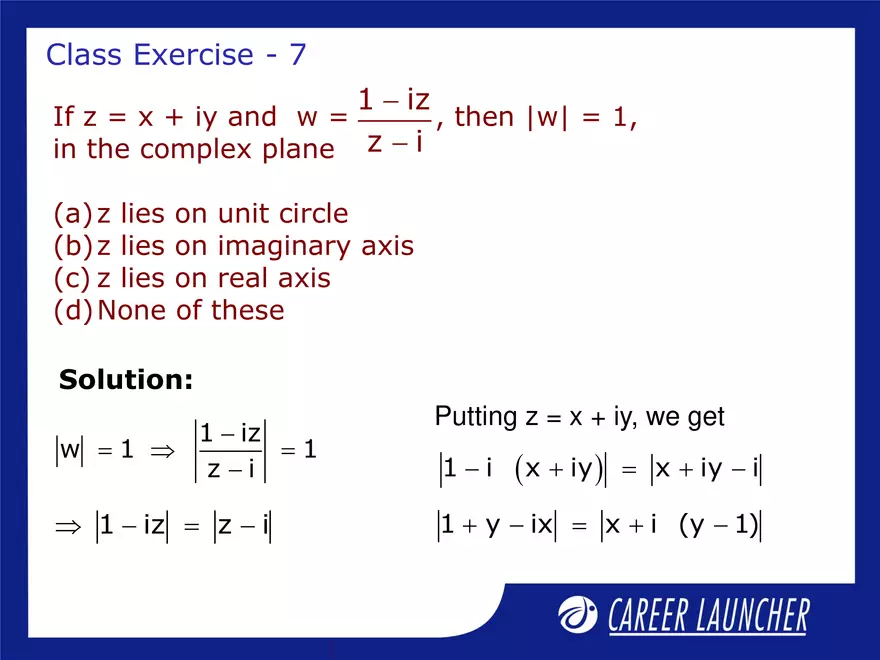 Lecture 19: Complex Numbers 1 - Page 43