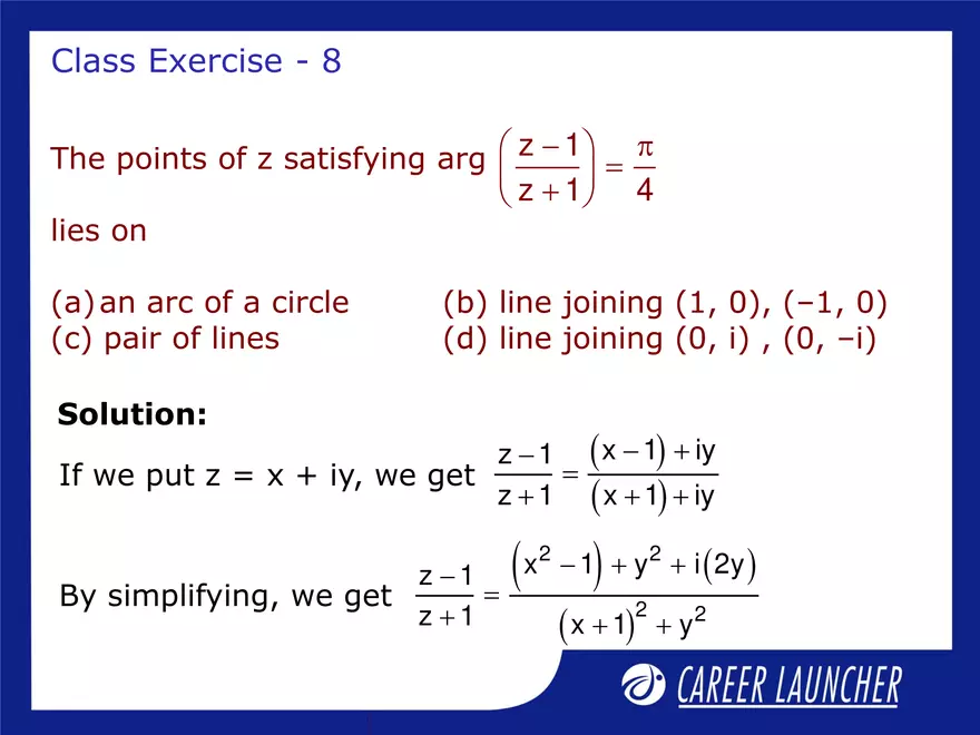 Lecture 19: Complex Numbers 1 - Page 45