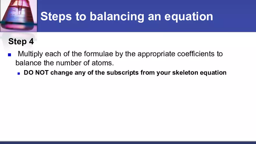4.1 Introduction to Chemical Reactions - Page 4