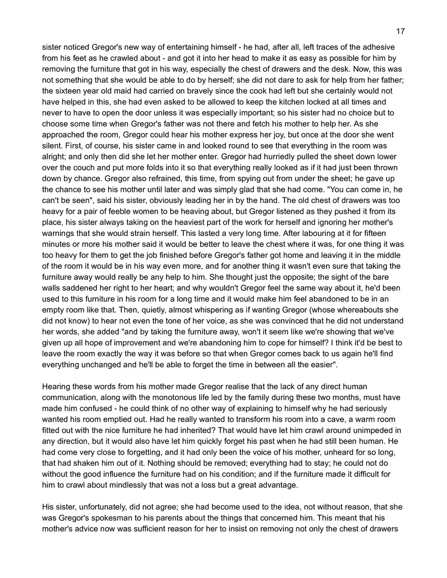 Text: Metamorphosis by Franz Kafka - Page 9