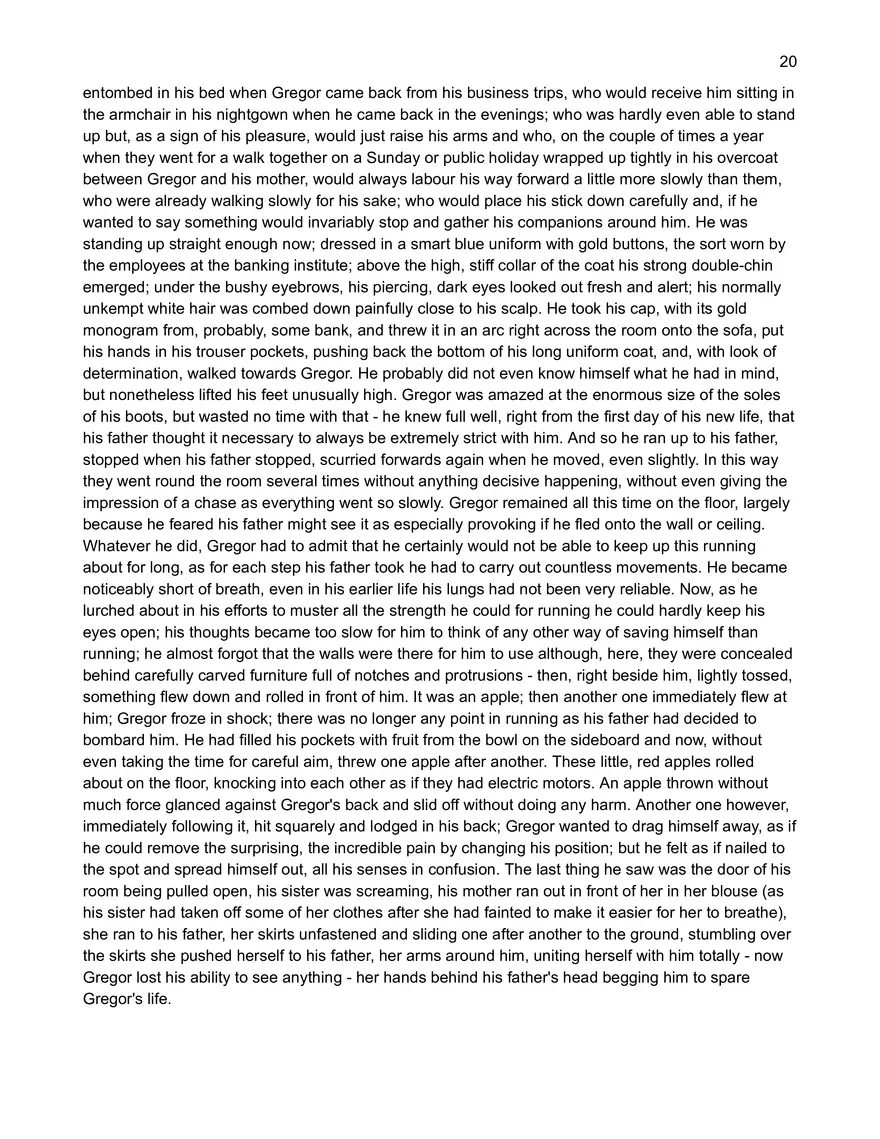 Text: Metamorphosis by Franz Kafka - Page 12