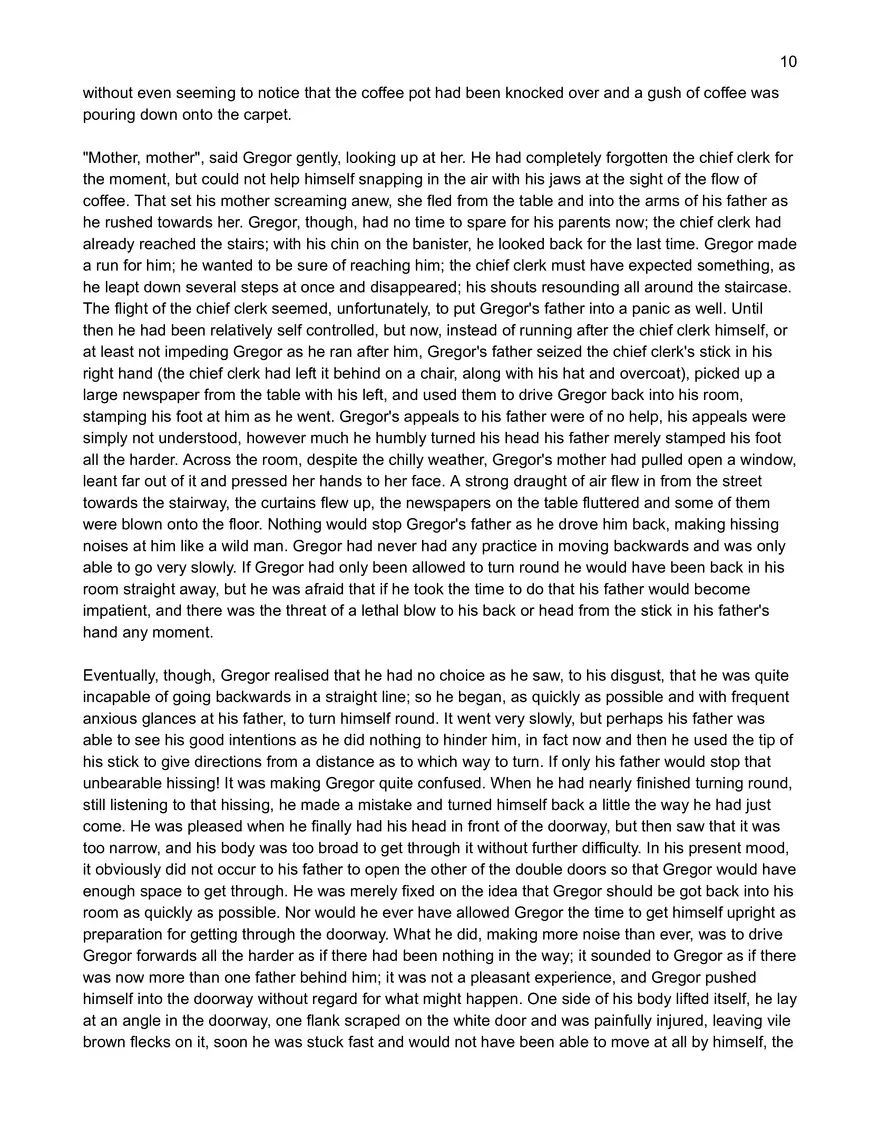 Text: Metamorphosis by Franz Kafka - Page 31