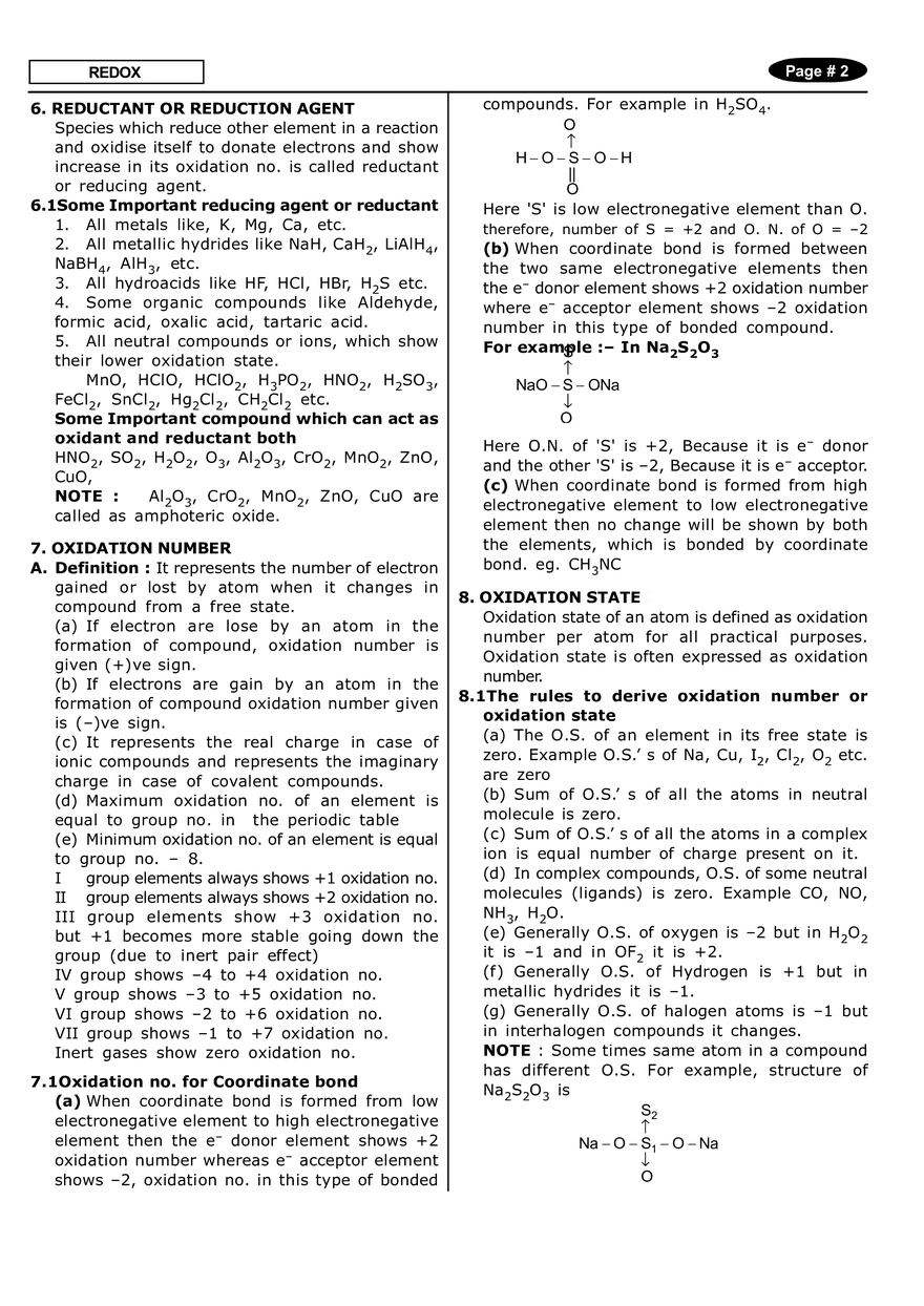 Redox Notes - Page 2