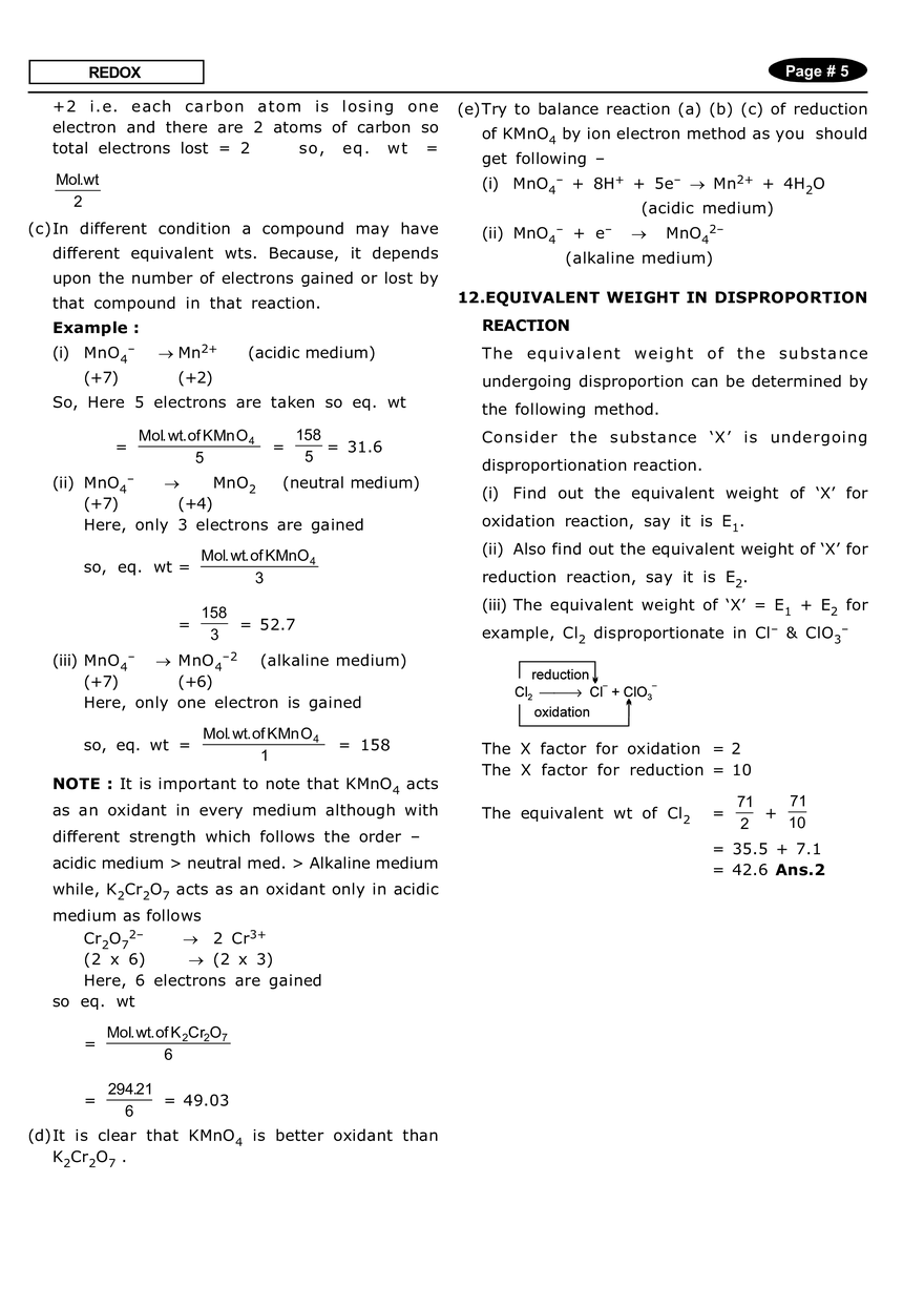 Redox Notes - Page 5