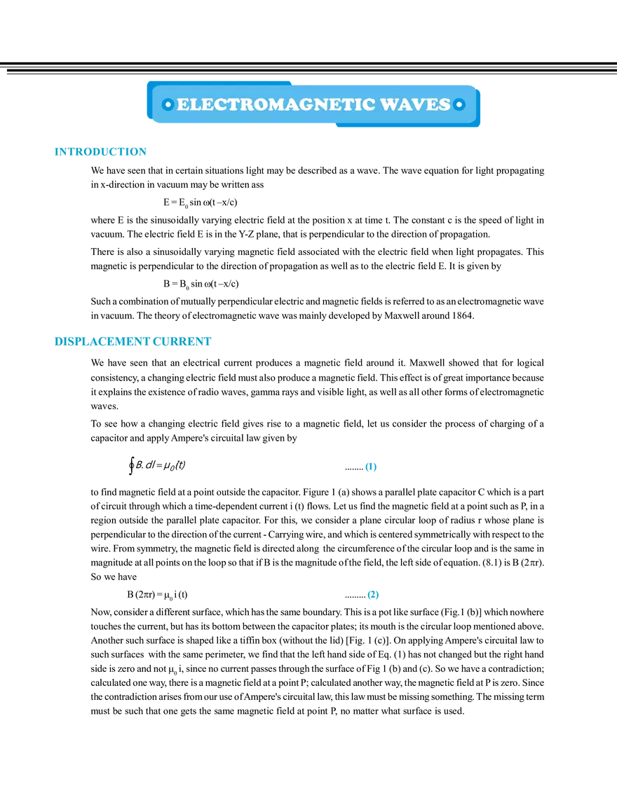 Electromagnetic Waves - Page 1