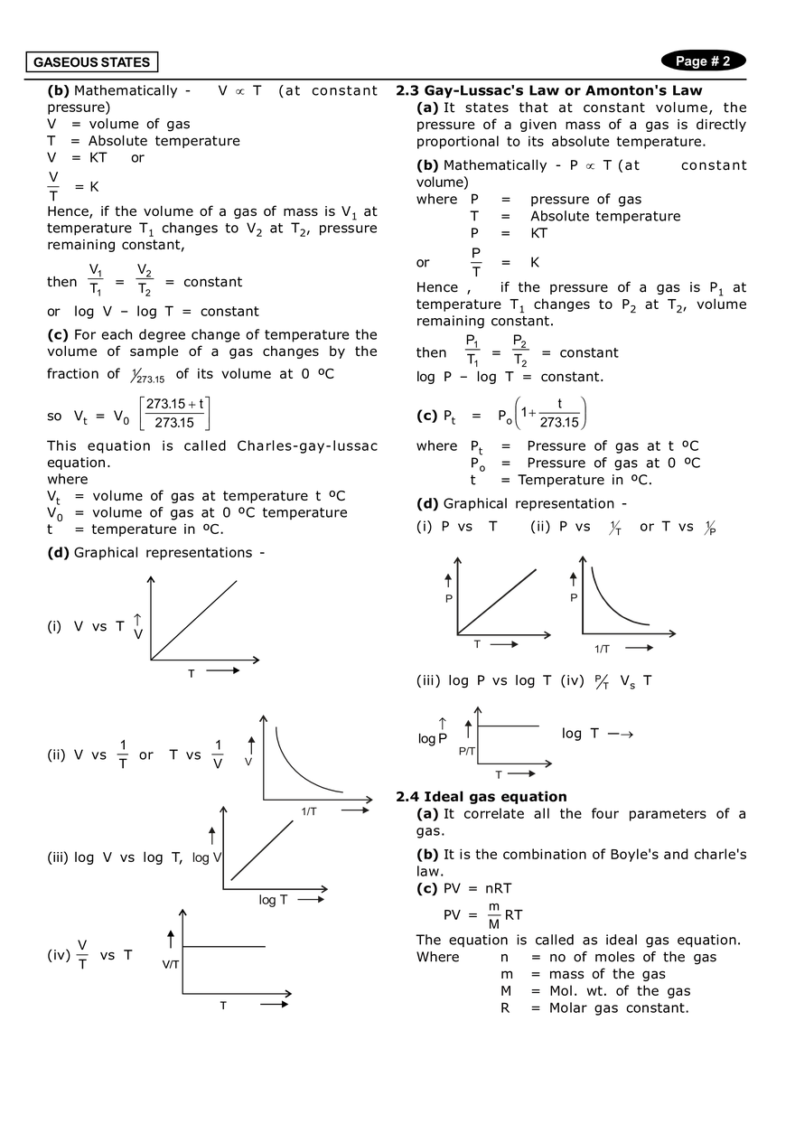 Gaseous States Notes - Page 2