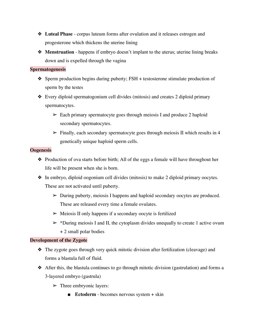 Test Guide Unit 7 Reproduction Development - Page 2