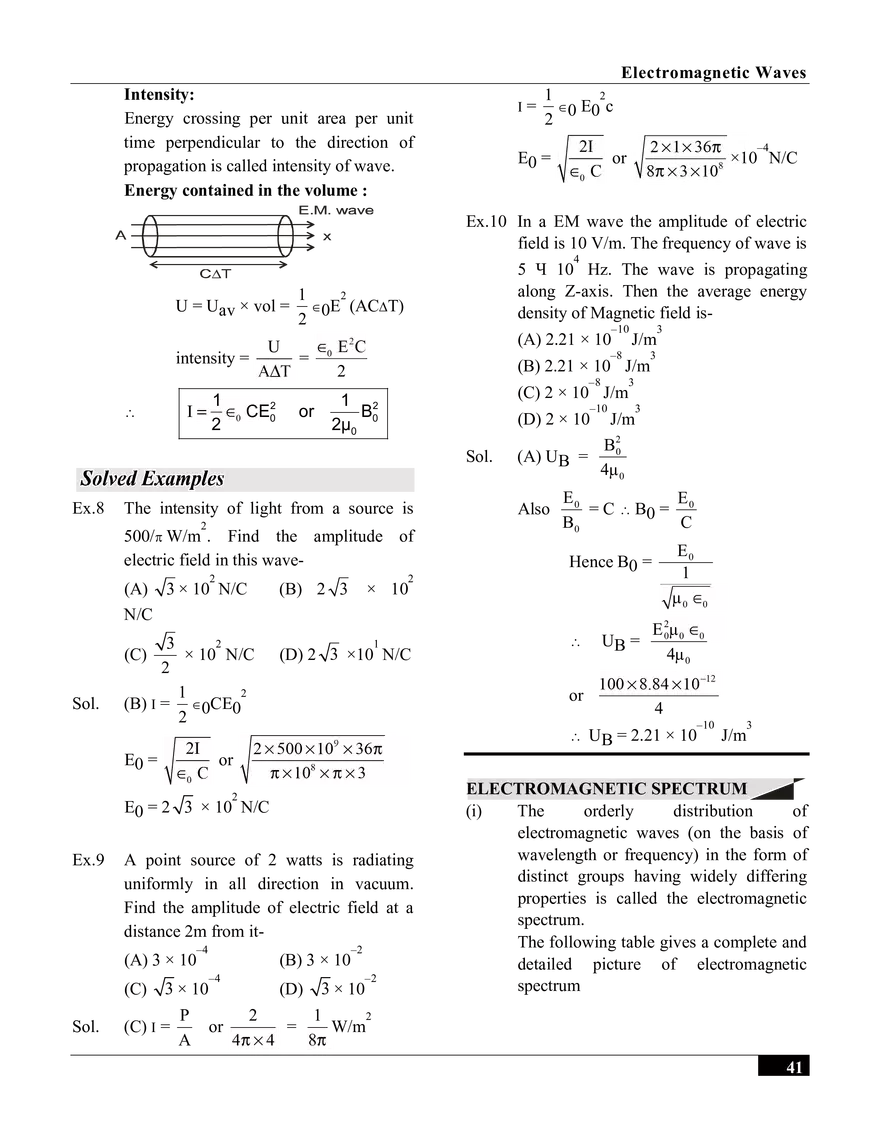 Electromagnetic Waves Notes - Page 9