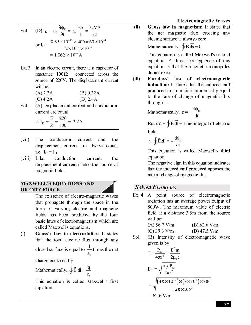 Electromagnetic Waves Notes - Page 5