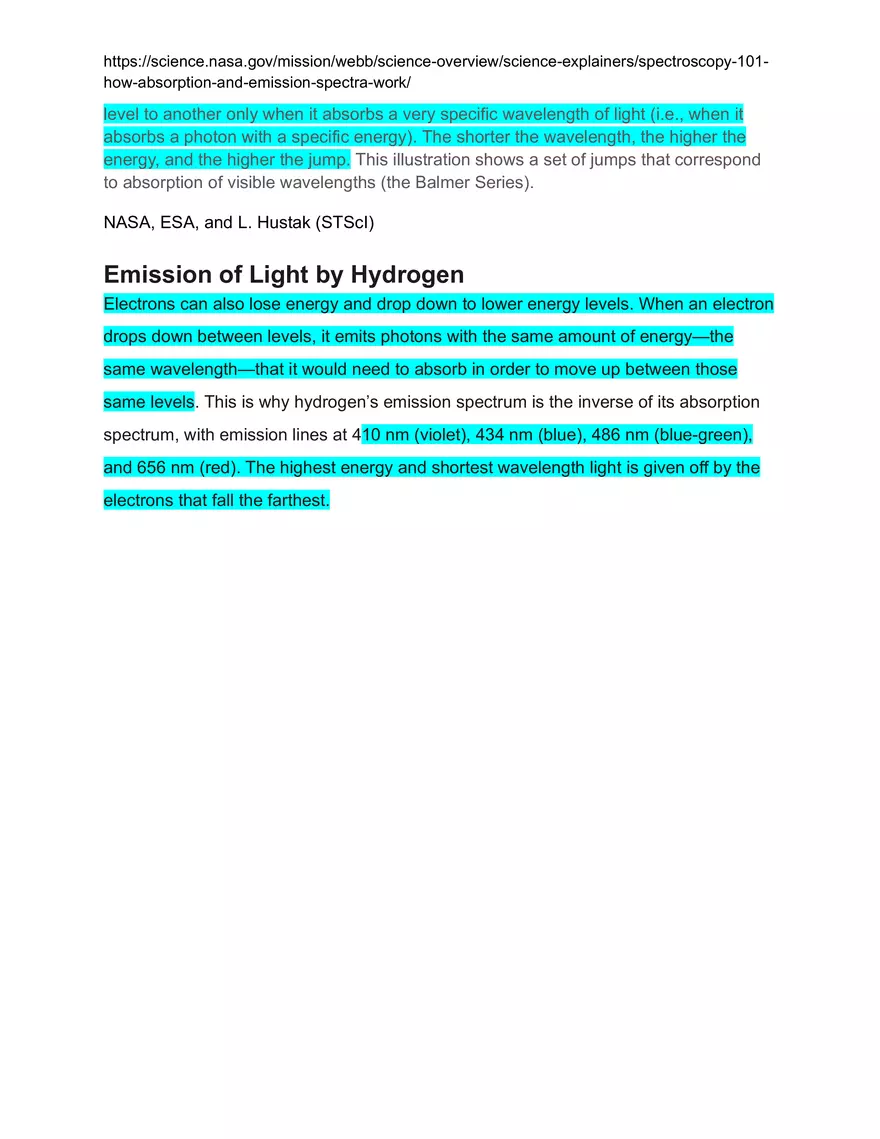 Spectroscopy 101 – How Absorption and Emission Spectra Work - Page 3