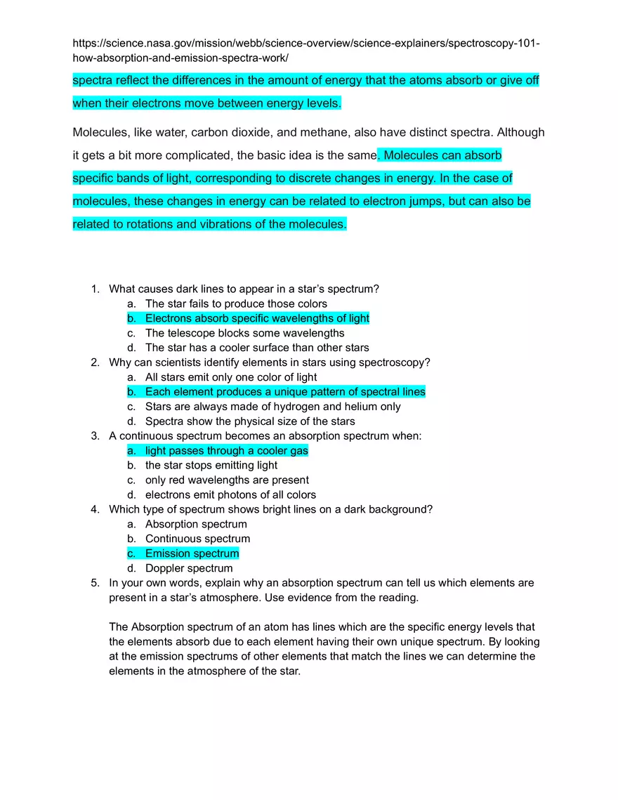 Spectroscopy 101 – How Absorption and Emission Spectra Work - Page 5
