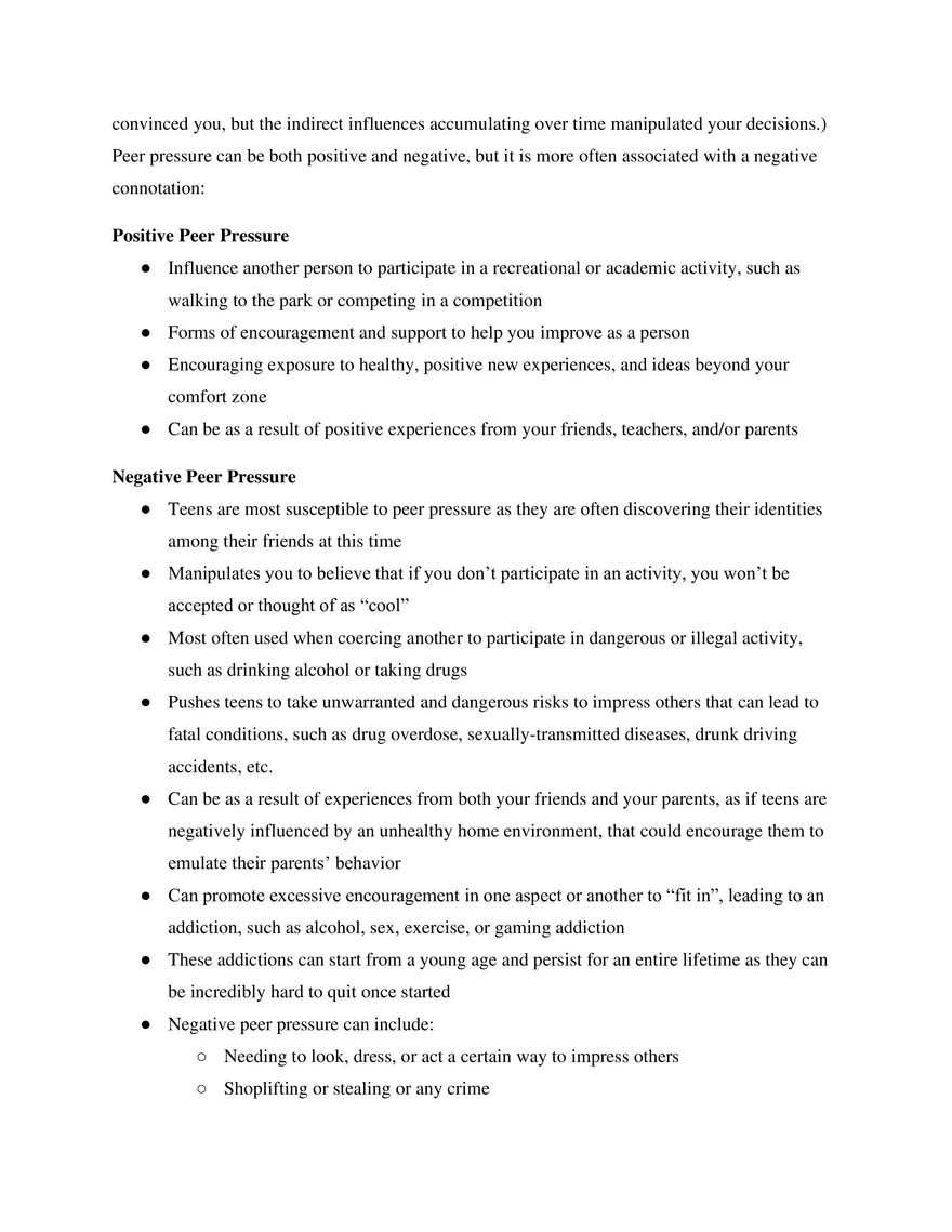 Teen Leadership I Course Study Guide - Page 10