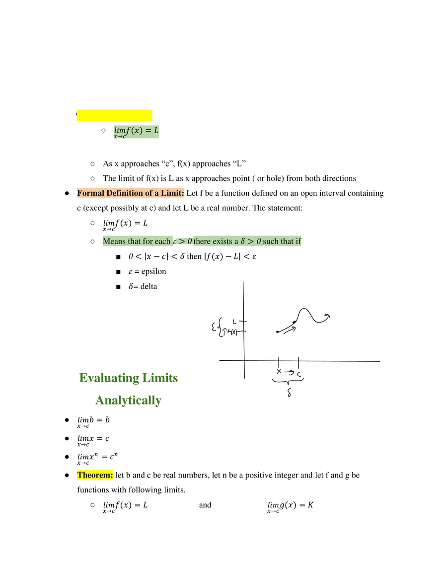 Unit 9 Introduction to the Limit Process and a Preview of Calculus - Page 2