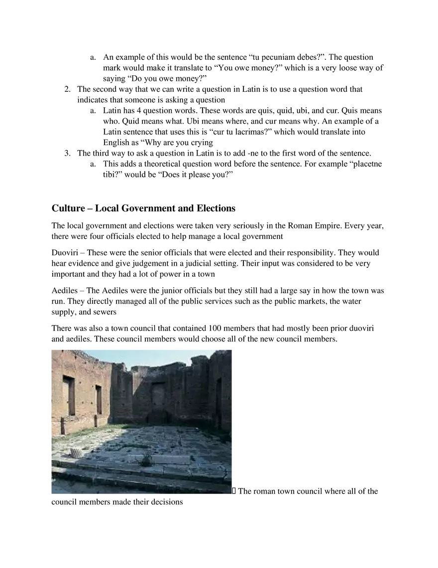 Latin Study Guide Stage 11 - Page 2