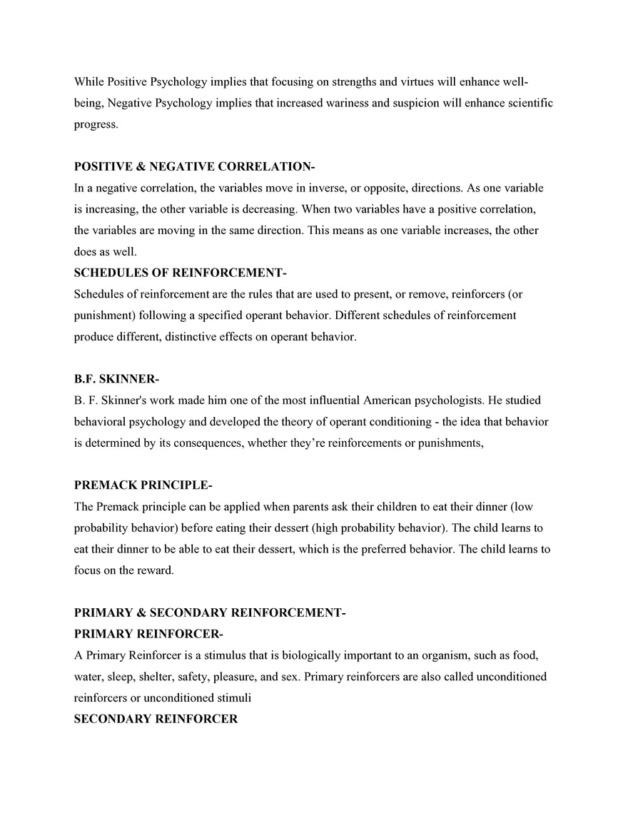 Psychology  6. Learning - Page 3