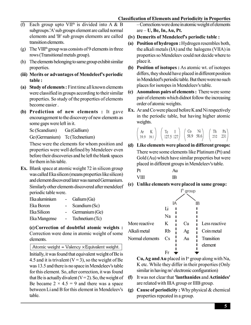 Classification of Elements and Periodicity in Properties - Page 13