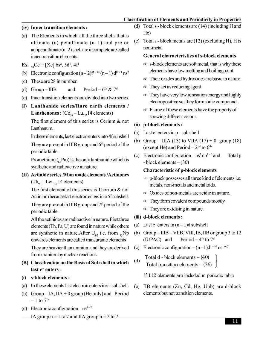 Classification of Elements and Periodicity in Properties - Page 24