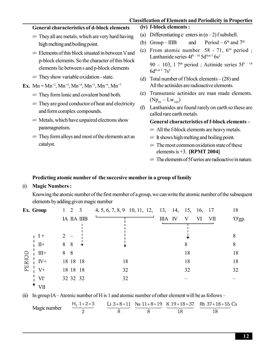 Classification of Elements and Periodicity in Properties - Page 25