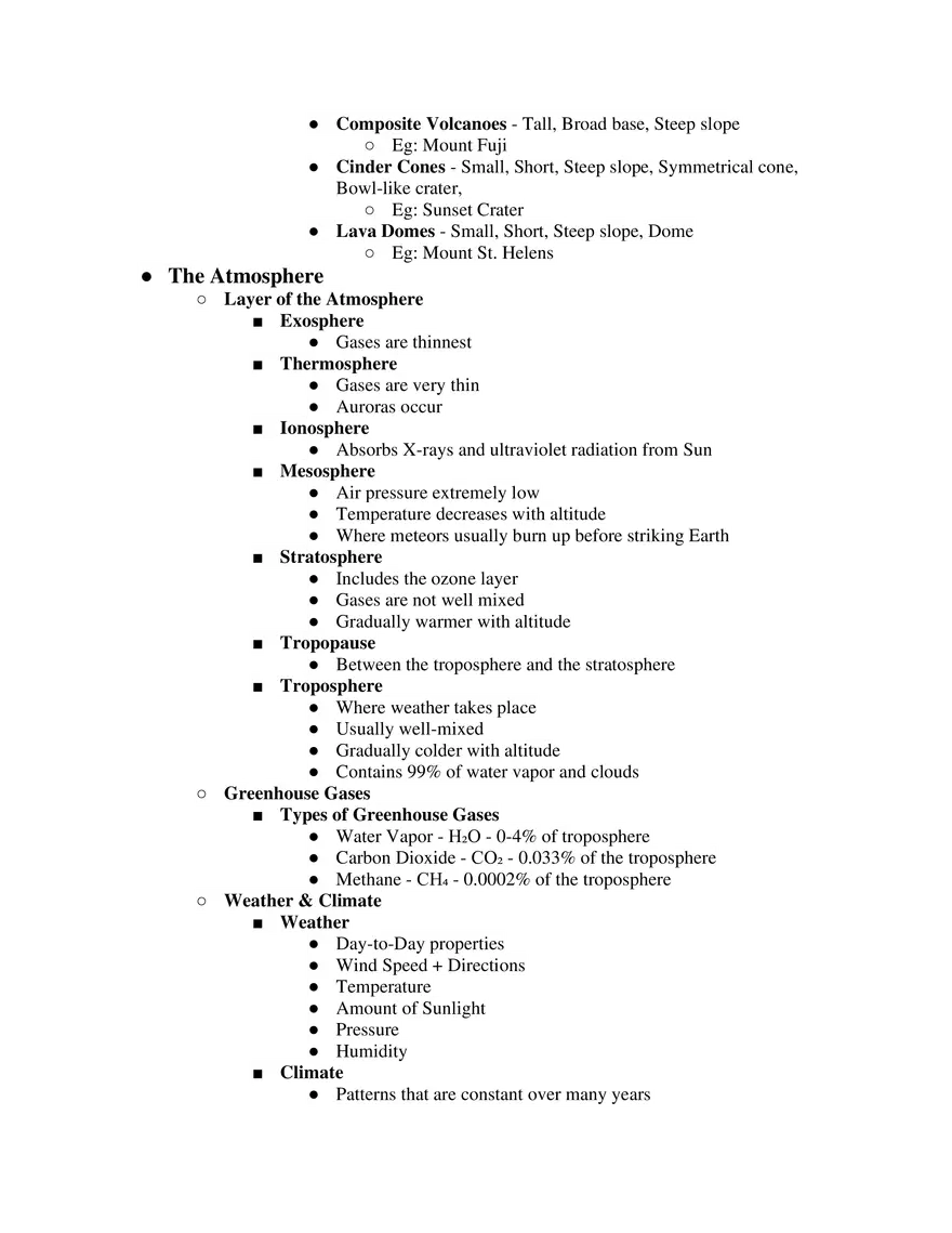 AP Environmental Science Unit 4 Earth Systems and Resources - Page 2