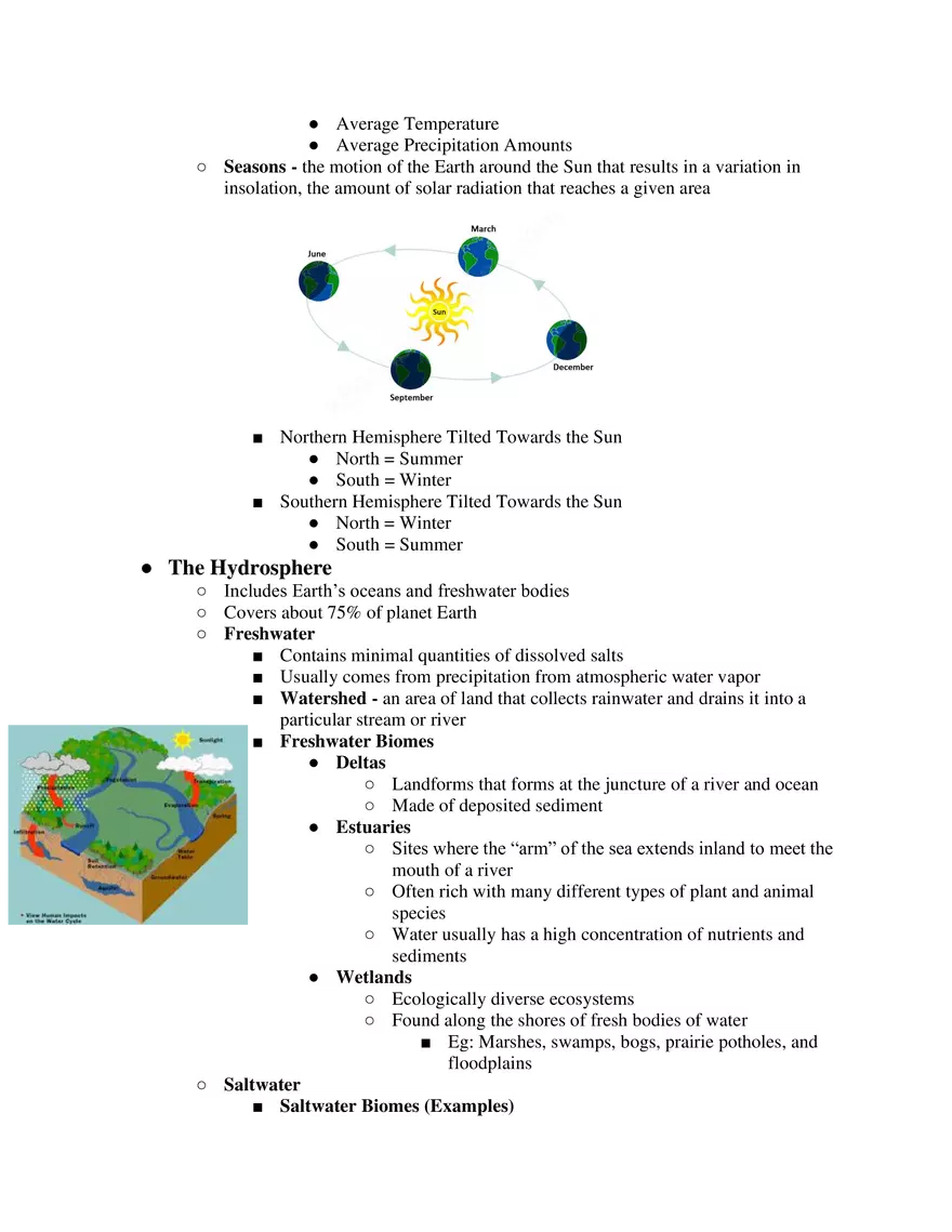 AP Environmental Science Unit 4 Earth Systems and Resources - Page 3