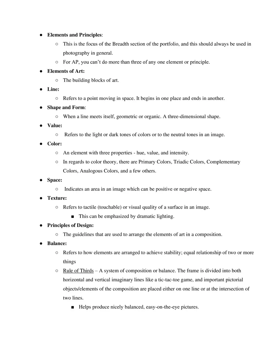 AP Photography AP Studio Art 2D Design - Page 7