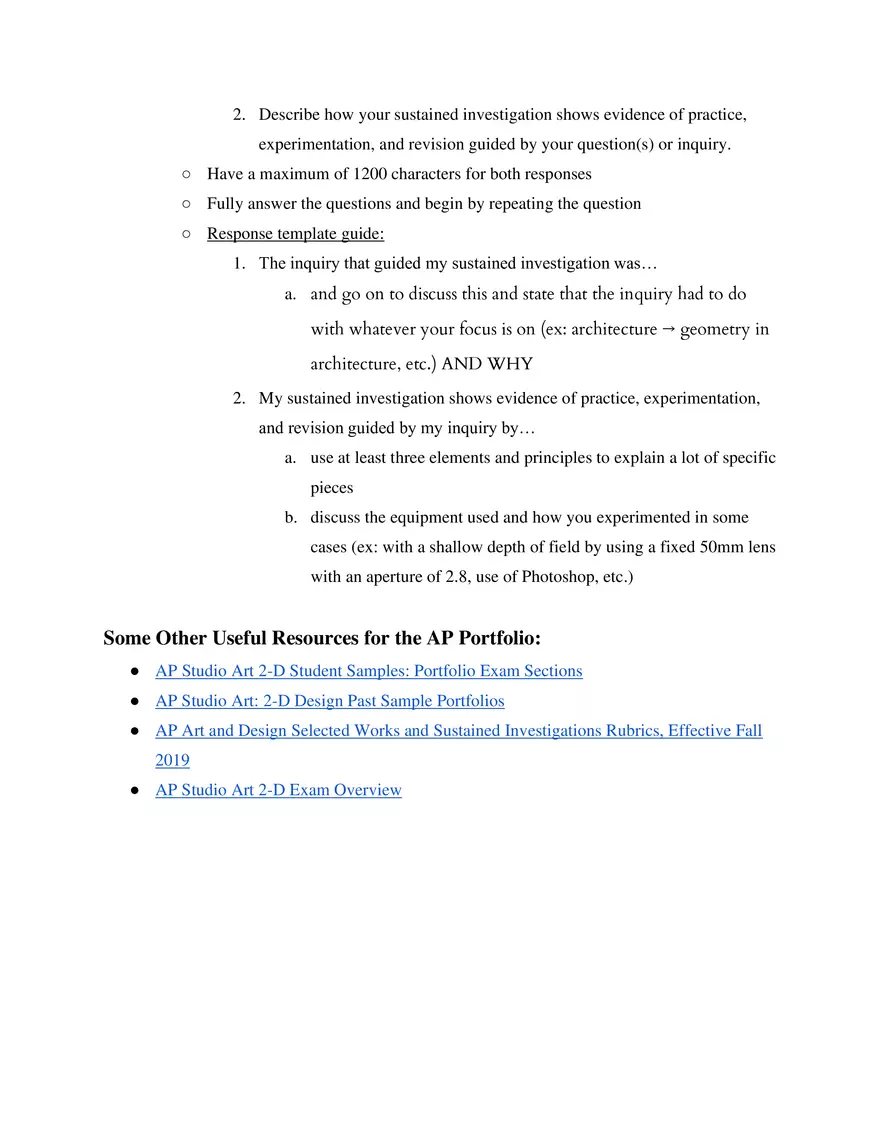 AP Photography AP Studio Art 2D Design - Page 4