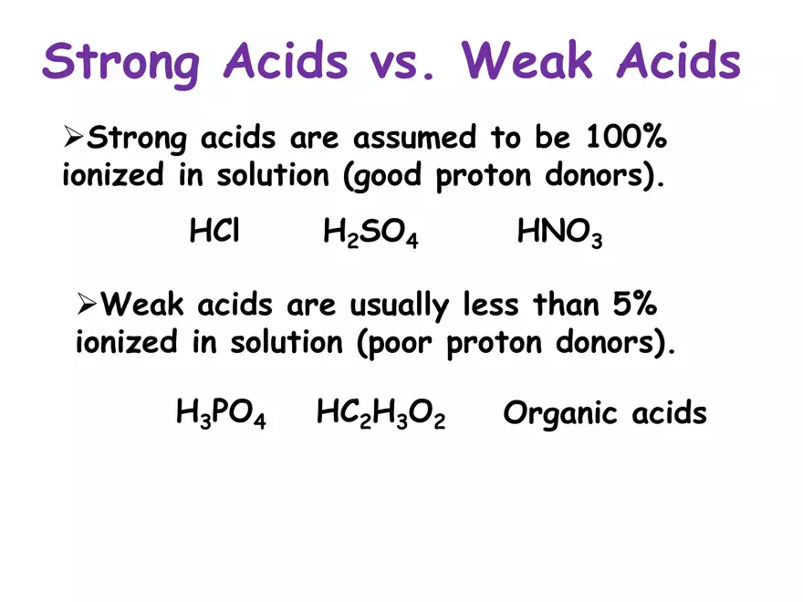Acids and Bases Some Definitions - Page 8
