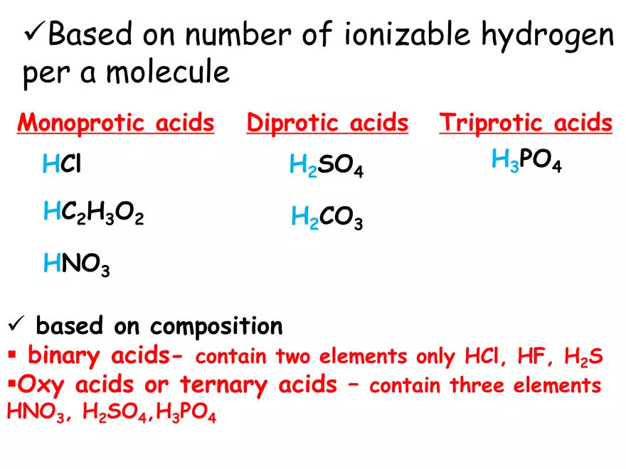 Acids and Bases Some Definitions - Page 14