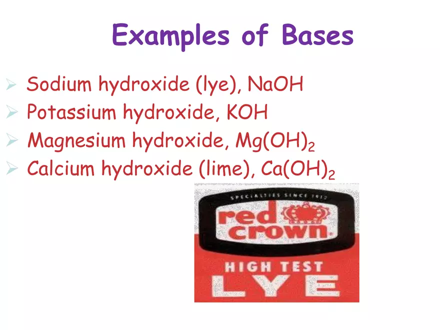 Acids and Bases Some Definitions - Page 21