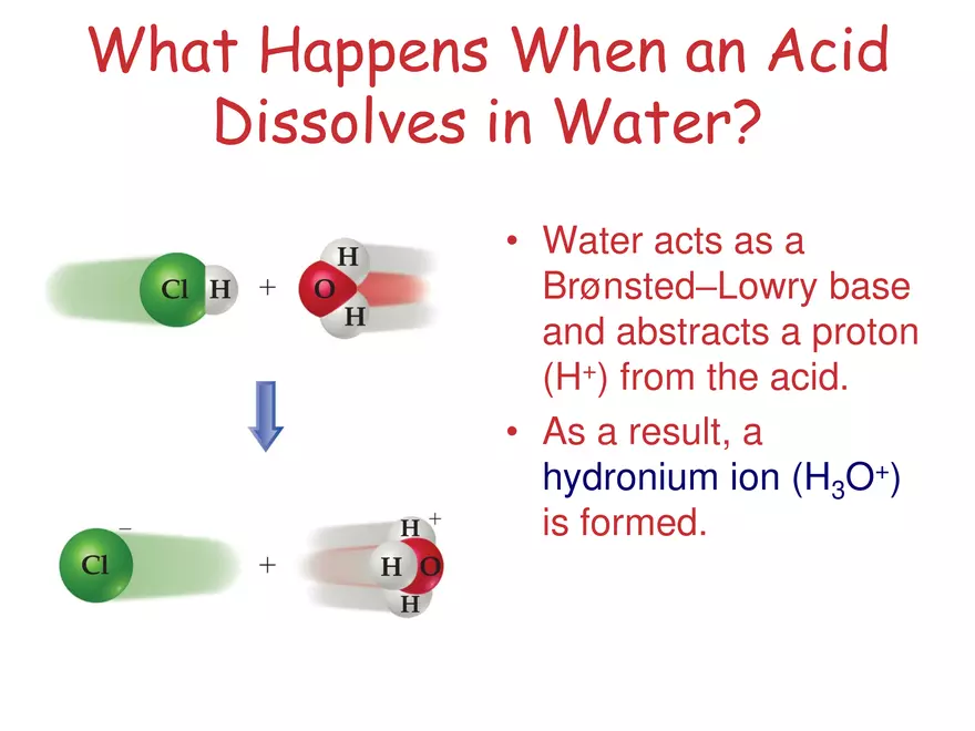 Acids and Bases Some Definitions - Page 35