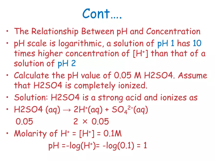 Acids and Bases Some Definitions - Page 37