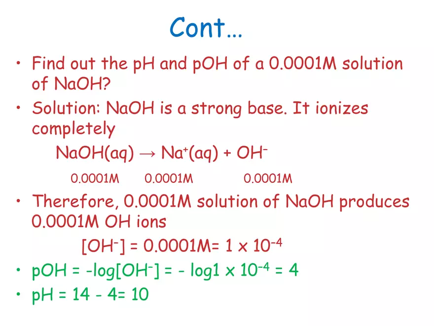 Acids and Bases Some Definitions - Page 38