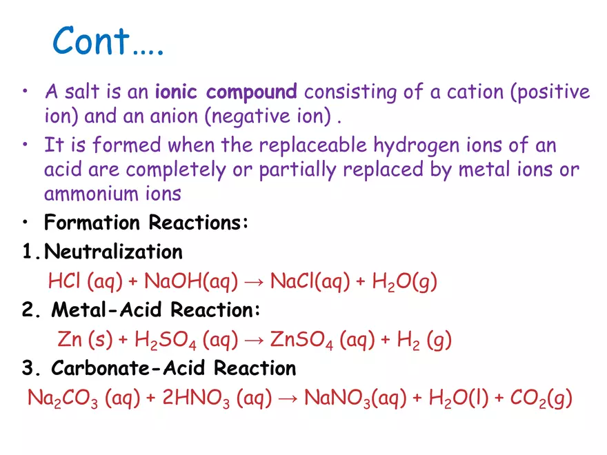 Acids and Bases Some Definitions - Page 39