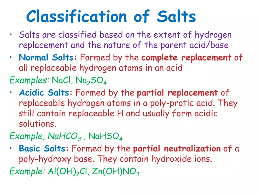 Acids and Bases Some Definitions - Page 41