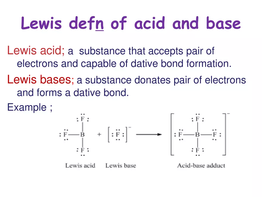 Acids and Bases Some Definitions - Page 52