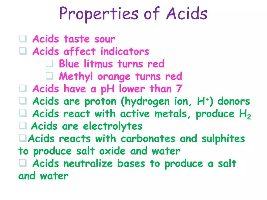 Acids and Bases Some Definitions - Page 53