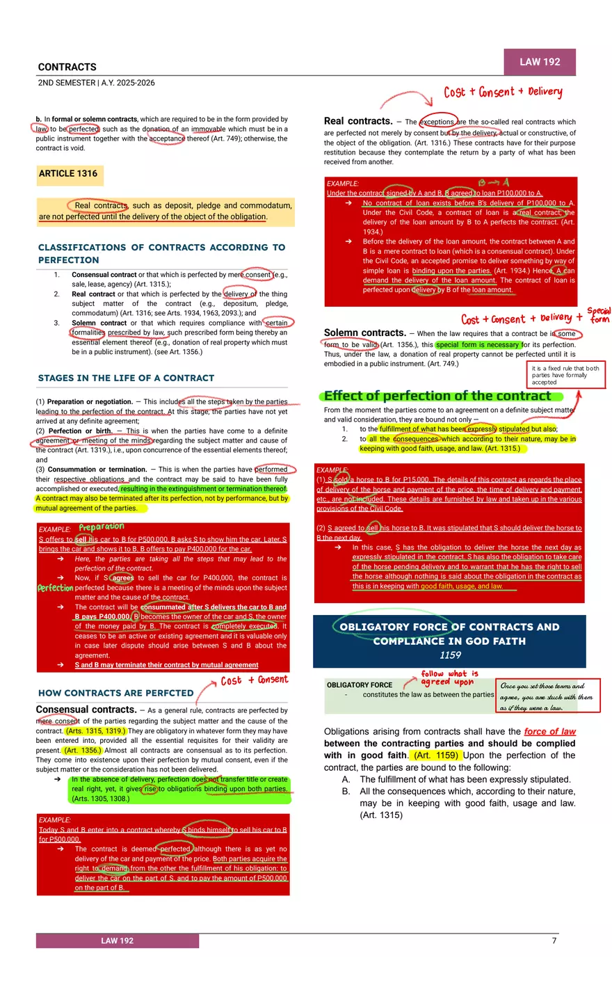 Contracts Classifications and Rules - Page 7
