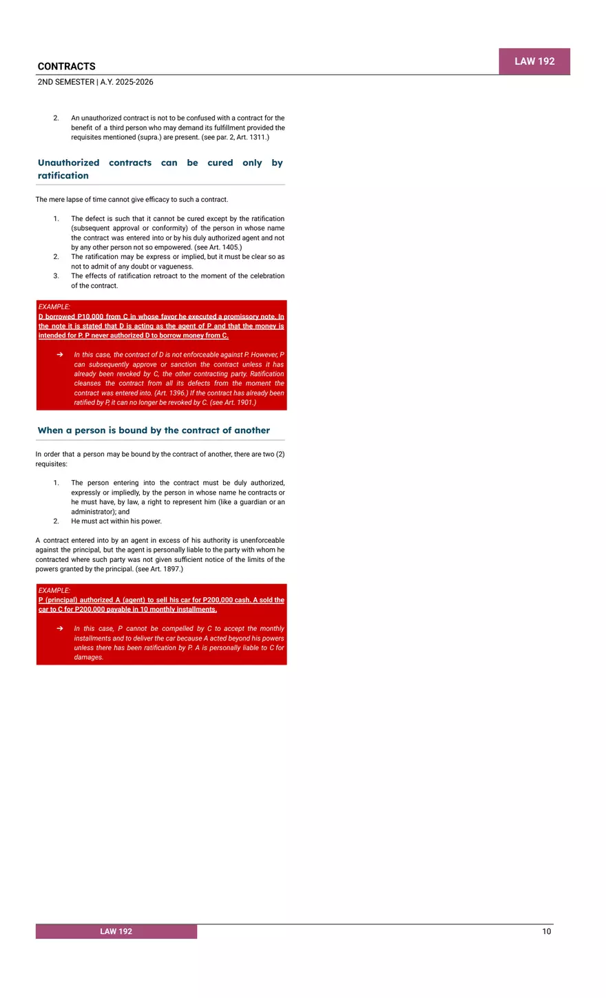 Contracts Classifications and Rules - Page 10
