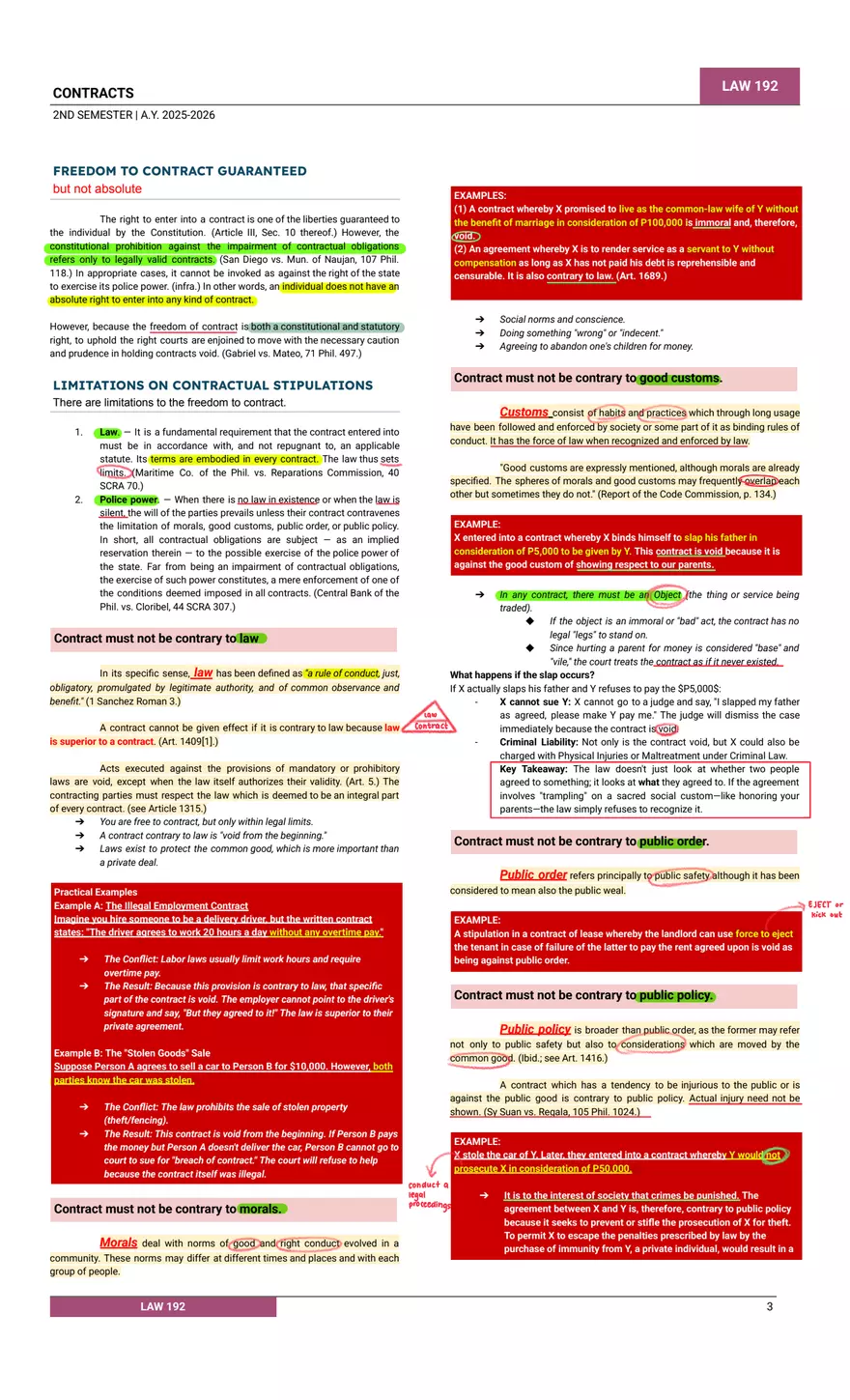 Contracts Classifications and Rules - Page 3