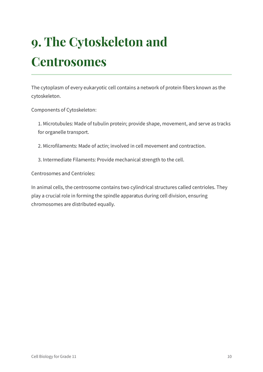 The Fundamentals of Cell Biology Grade 11 - Page 16