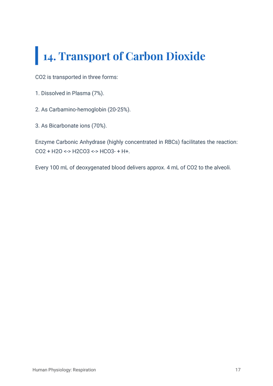 Respiratory System in Humans Grade 11 - Page 9