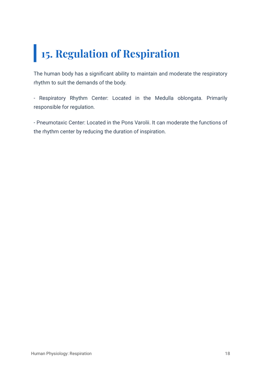 Respiratory System in Humans Grade 11 - Page 10