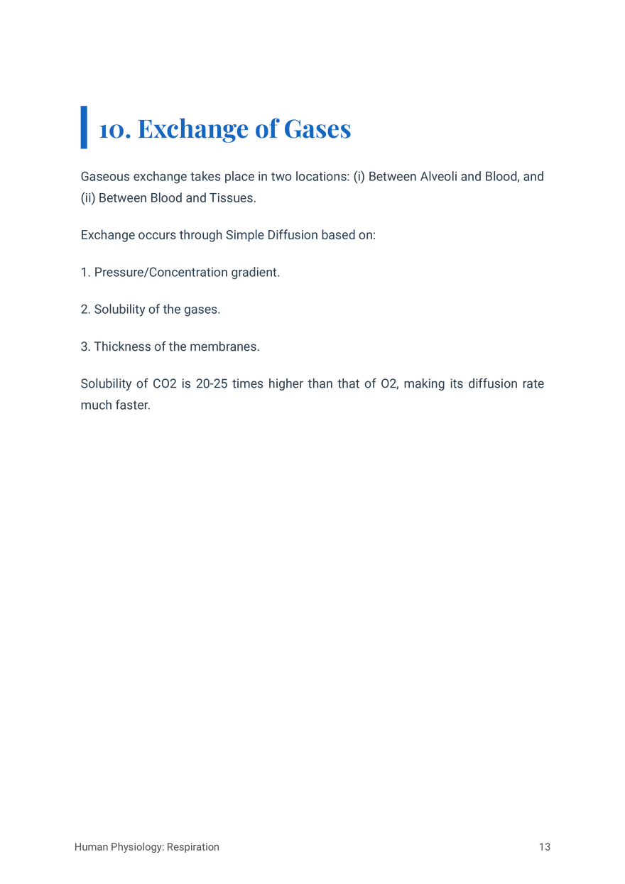 Respiratory System in Humans Grade 11 - Page 5