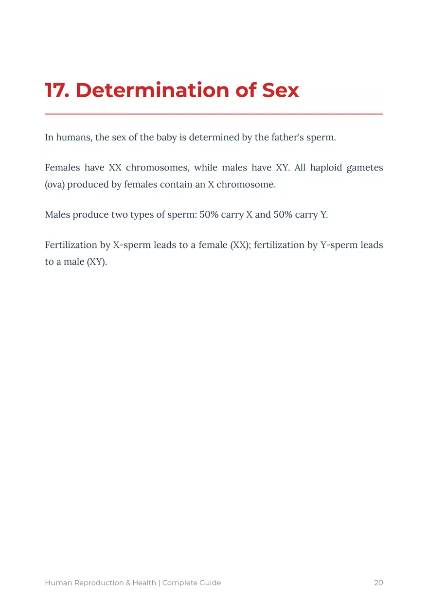 Human Reproduction: A Comprehensive Educational Guide For Grades 9-12 - Page 12