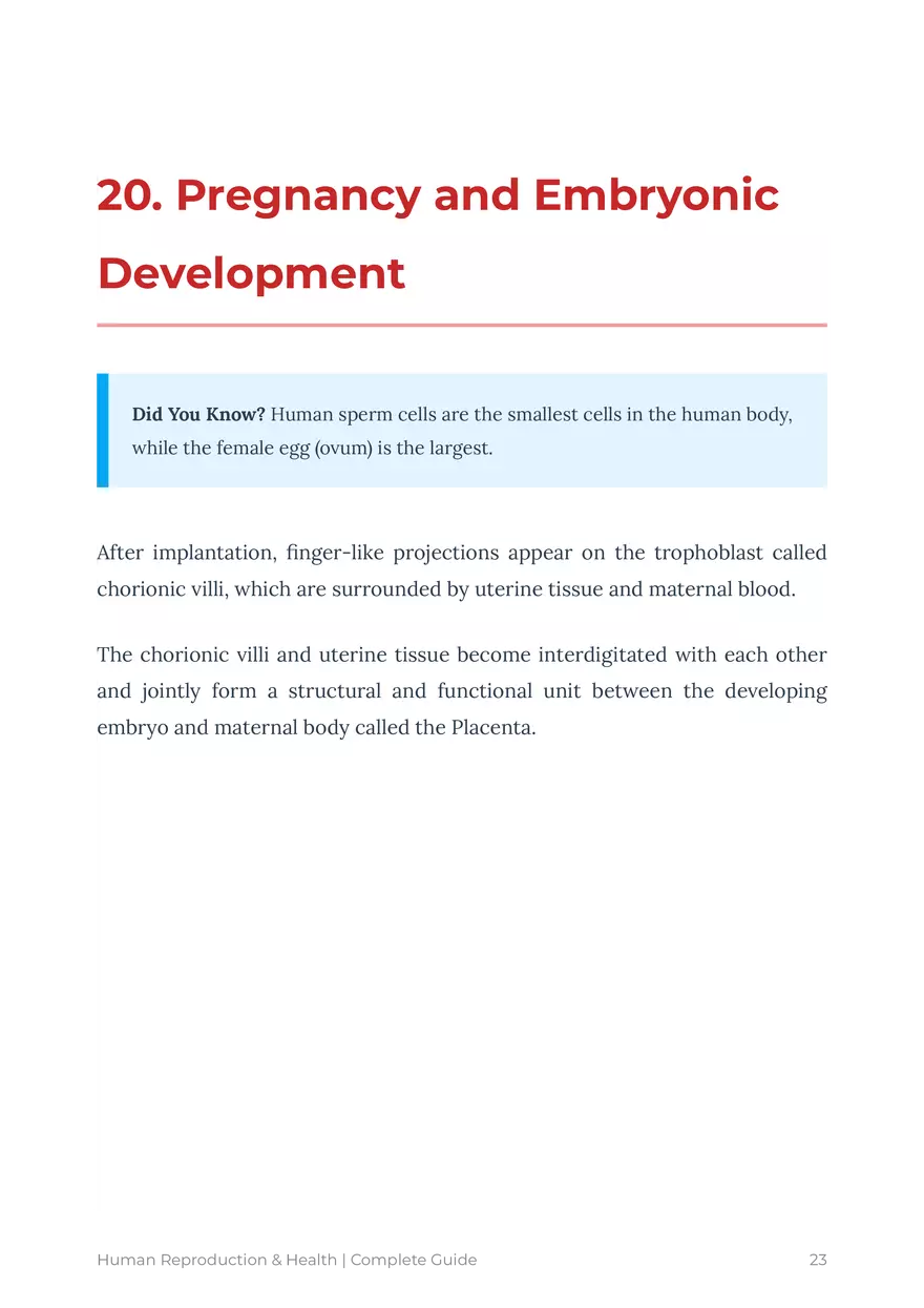 Human Reproduction: A Comprehensive Educational Guide For Grades 9-12 - Page 16