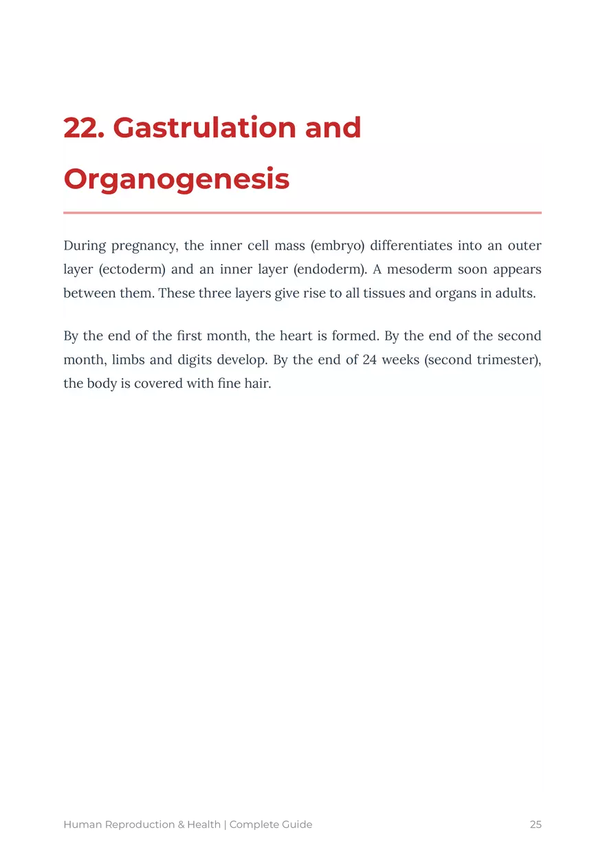 Human Reproduction: A Comprehensive Educational Guide For Grades 9-12 - Page 18