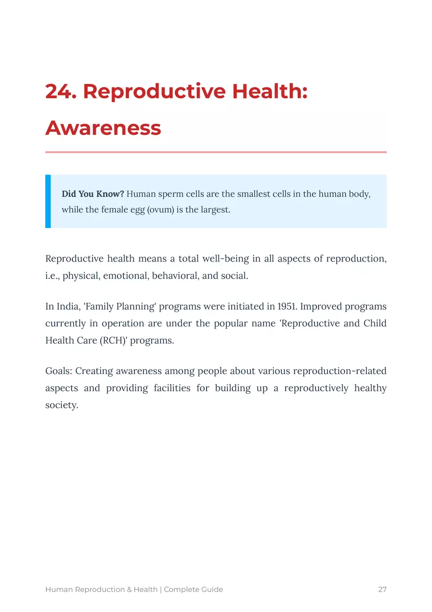 Human Reproduction: A Comprehensive Educational Guide For Grades 9-12 - Page 20